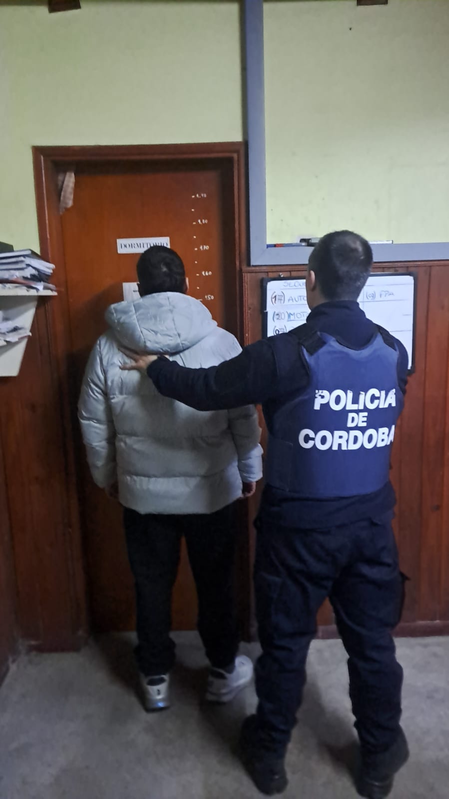 Aprehensión por violencia familiar