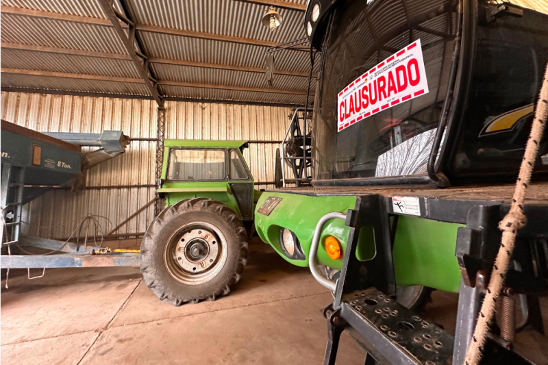 Bioagroindustria clausuró un equipo pulverizador en Posse